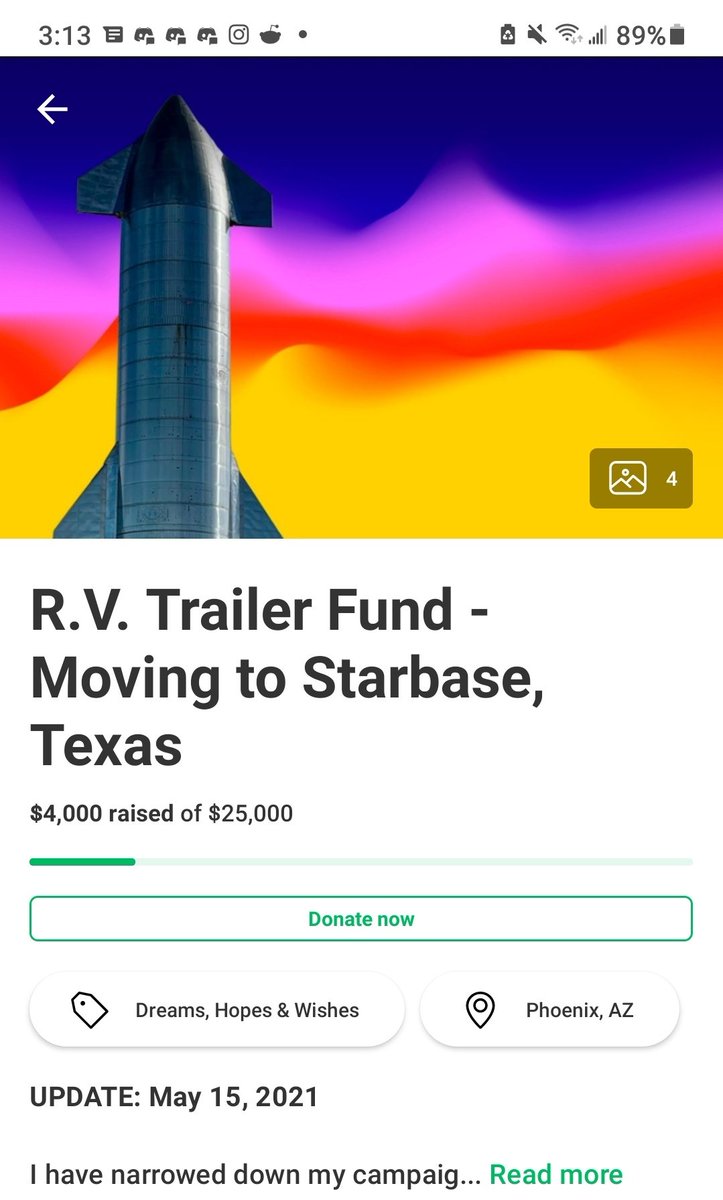 jessica_kirsh's tweet photo. Holy sh*t!!! This actually may happen!!! 
T H A N K  Y O U  for believing in me!!! #Jess2Starbase https://t.co/Yc6PucluaC