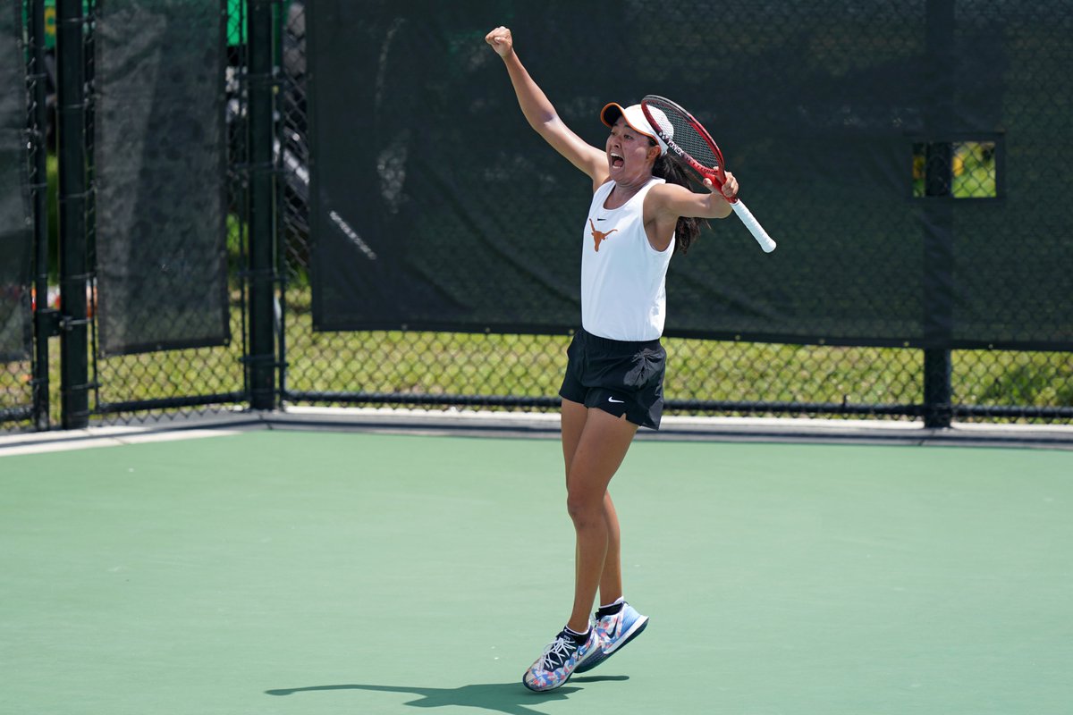 NCAATennis's tweet photo. The emotion is 💯 in Orlando today.

Georgia, Texas, Florida State and NC State are into the quarterfinals. Four more teams earn spots this evening. https://t.co/Zcz7QayaqA