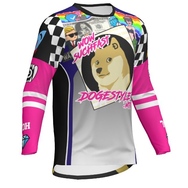 69dogestyle's tweet photo. Second revision complete?
Premium #Motocross jersey on the way. Website activated SOON ™️!#AcceptDOGE #dogestyle $DOGE https://t.co/YimqOwK8Pi