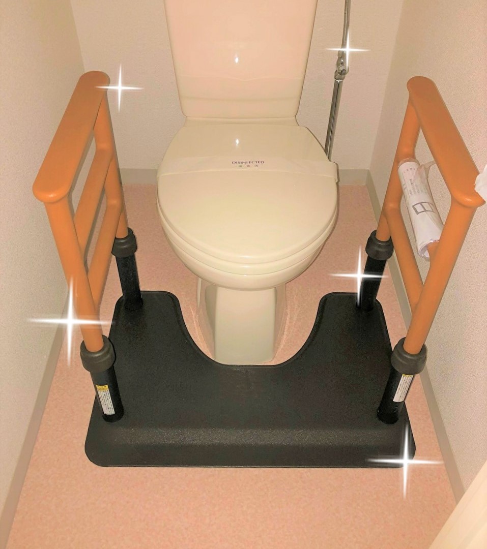 トイレ用床置き手すり ルーツスモールタイプ molten トイレ用手すり ルーツ スモールタイプ 片手すり