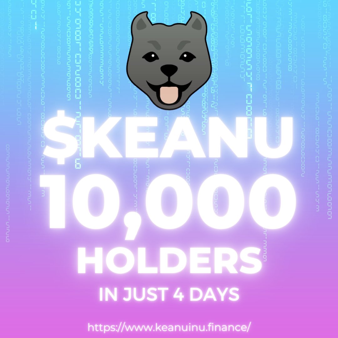 outflexing's tweet photo. Congrats to all $KEANU Holders, #KEANU #KEANUINU #KISHU #HOKK time to go to Mars 🚀🚀 https://t.co/IjtcM81gwF