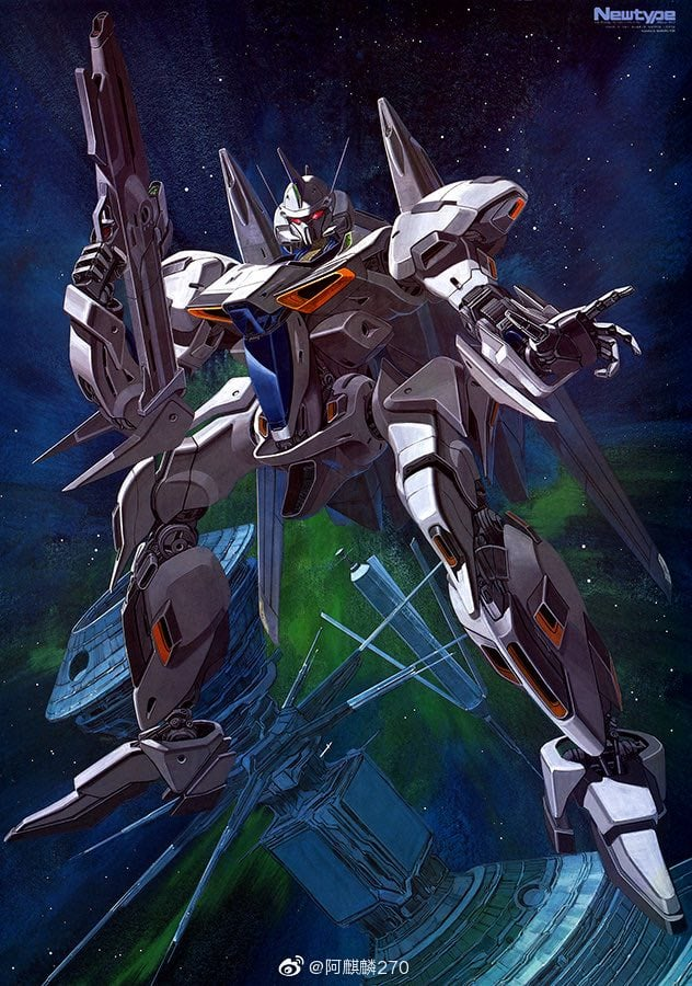 CharaSoon_ken's tweet photo. Gorgeous Gaia Gear mecha poster featured in Newtype Magazine. By Mamoru Ito
#GaiaGear #Gundam #CharClone #CharSuccessor #Mecha https://t.co/44jhwDxngx