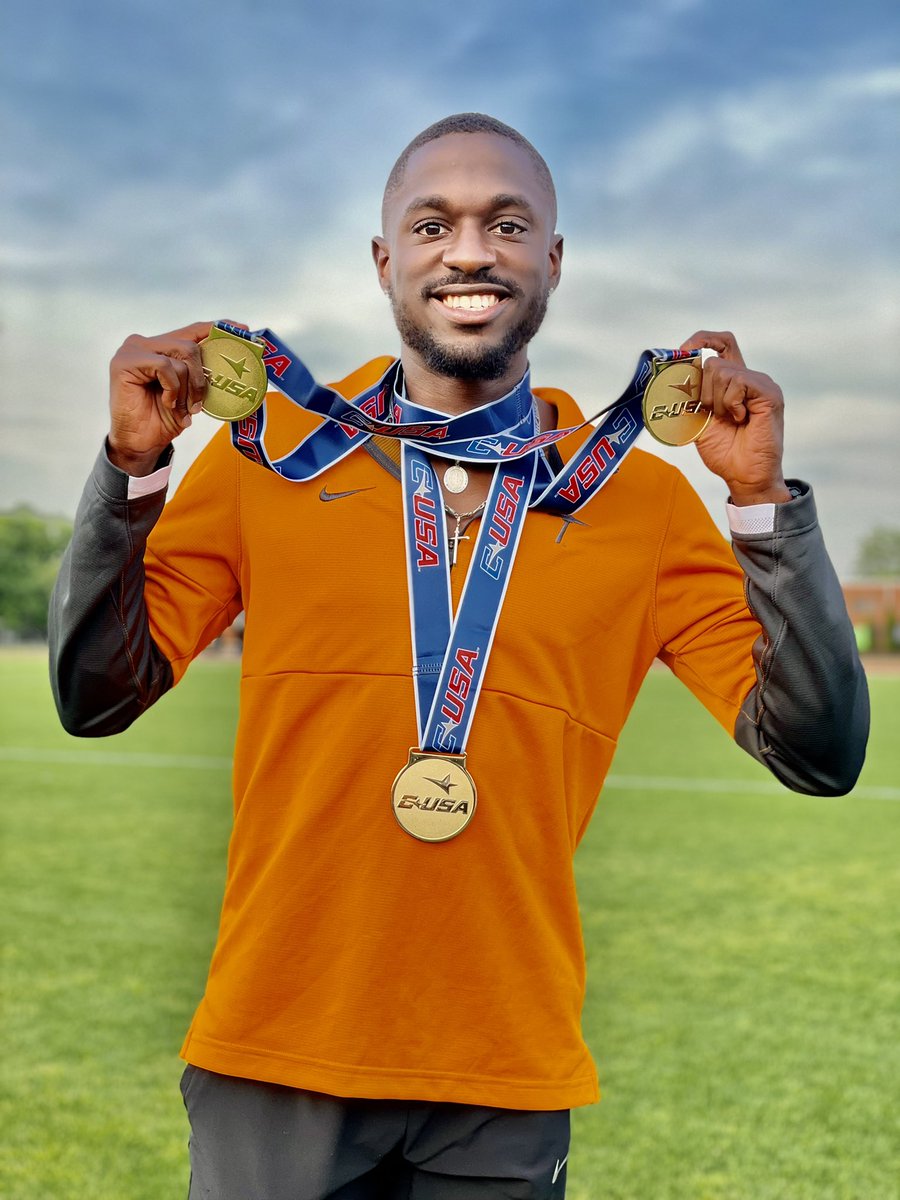 UTEPTrack's tweet photo. 🥇110m hurdles
🥇400m hurdles
🥇4x100m relay

@keemhurdles | #ShakeemTheDream https://t.co/N6Gll1sOjU