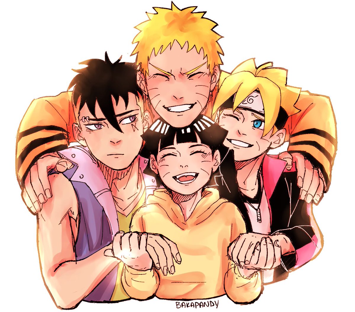 うずまきナルト 「Dadruto has me so soft he loves his kids」|Dr. Pandy, MD Era🔜のイラスト