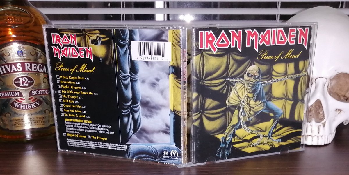 cvidal_EstuansI's tweet image. Mayo 16, 1983 #IronMaiden 🇬🇧 lanza su álbum &quot;Piece Of Mind&quot; Grabado #CompassPoint, Mezclado en #ElectricLadySoundStudios por Bruce Buchhalter, Producción e Ing por Martín Birch Ing por Denis Haliburton y Frank Gibson
#UnDiaComoHoyEnelMetal
#HeavyMetal #NWOBHM