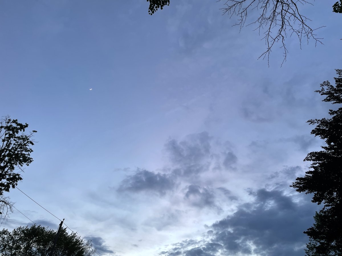 At least it looks nice out tonight.