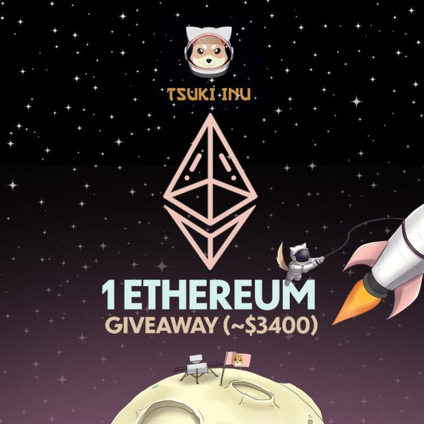 Tsuki (@tsukiversetoken) on Twitter photo To celebrate the $TKINU community reaching 6000 holders in only 2 days, we're doing a 1 Ethereum Giveaway (~$3400) to 1 lucky winner!
To Enter:
-Follow us on twitter (<a href="/TsukiInuToken/">tsuki ethereum V1</a>)
-Retweet this tweet
-Like this tweet
Winner will be drawn in 1 week. Goodluck! 🥰 To celebrate the $TKINU community reaching 6000 holders in only 2 days, we're doing a 1 Ethereum Giveaway (~$3400) to 1 lucky winner!
To Enter:
-Follow us on twitter (<a href="/TsukiInuToken/">tsuki ethereum V1</a>)
-Retweet this tweet
-Like this tweet
Winner will be drawn in 1 week. Goodluck! 🥰