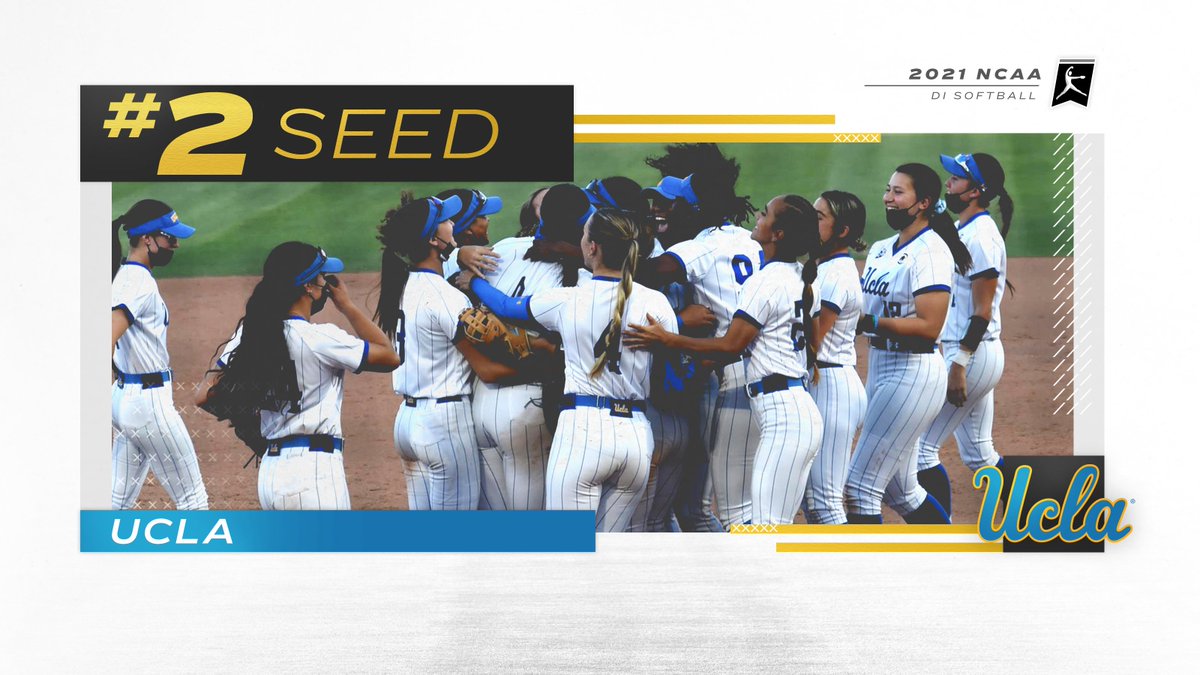 NO. 2️⃣ NATIONAL SEED
🐻 <a href="/UCLASoftball/">UCLA Softball</a>
 
#RoadToWCWS