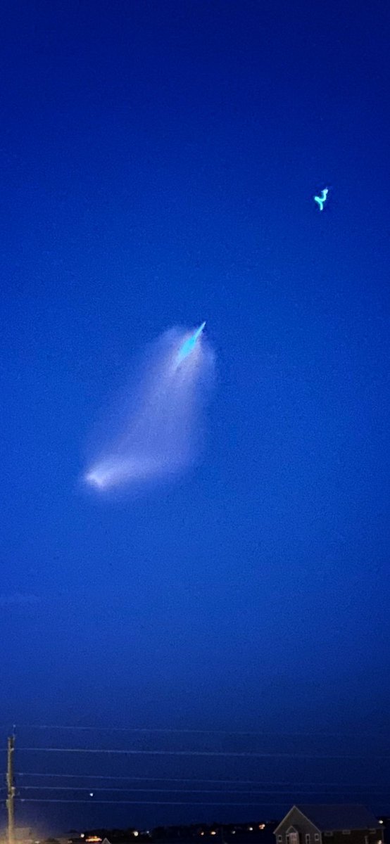 ncspaceops's tweet photo. We caught the @NASA_Wallops #KiNETx launch over the #SOBX of Coastal #NorthCarolina! #BlackBrantXII #wallops #nasa #nc @NASA https://t.co/iXbx2XSyby