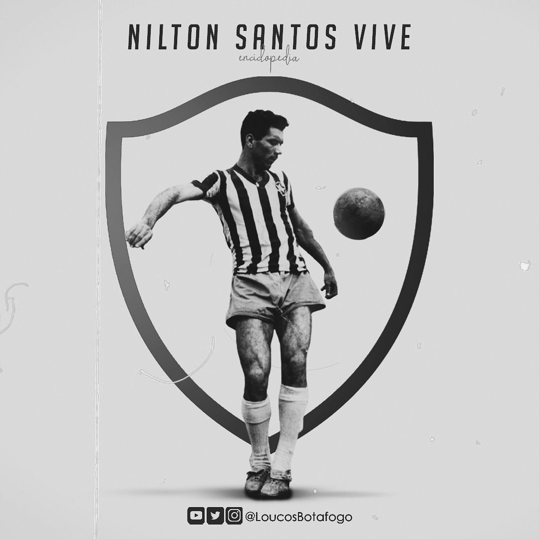 LoucosBotafogo's tweet photo. Hoje o MAIOR de todos estaria completando 96 anos. Faltam palavras pra descrever Nilton Santos.
Maior lateral esquerdo de todos os tempos, maior ídolo do BOTAFOGO. É um orgulho imensurável carregar seu nome em nosso estádio.
NILTON SANTOS VIVE!
#AEnciclopédiaDoFutebol
#NS6 https://t.co/lKvRe7mk3C