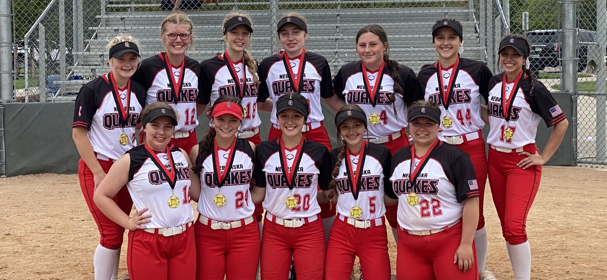 Mike McMillen (@mike_mcmillen18) on Twitter photo Sioux Falls Shootout 16u Champions! These girl’s fought all weekend to bring home 1st place! Way to go girls!! <a href="/NEQuakesSB/">Nebraska Quakes Softball</a> <a href="/QuakesRecruit/">Quakes Recruiting</a> <a href="/NeGirlsFPForum/">Ne Girls Fastpitch Forum</a> Sioux Falls Shootout 16u Champions! These girl’s fought all weekend to bring home 1st place! Way to go girls!! <a href="/NEQuakesSB/">Nebraska Quakes Softball</a> <a href="/QuakesRecruit/">Quakes Recruiting</a> <a href="/NeGirlsFPForum/">Ne Girls Fastpitch Forum</a>