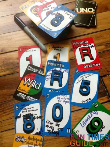 FunGameStuff's tweet image. Looking for UNO variations? See how to use regular UNO cards to play Spicy UNO - there are 7 unique twists! bityl.co/5gEO