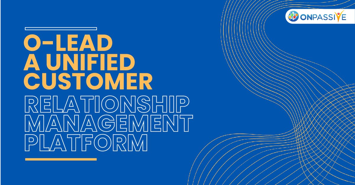 ash_mufareh's tweet photo. #CRM is one such aspect of any business that increases the brand awareness in the #market. 
 #OLead to generate and nurture leads that matter.
Stay Connected! https://t.co/gQvMq5HI1n

#ONPASSIVE #ONPASSIVEAI #LeadManagementSystem #CRMSoftware #Business https://t.co/3Y2t7hT7t9