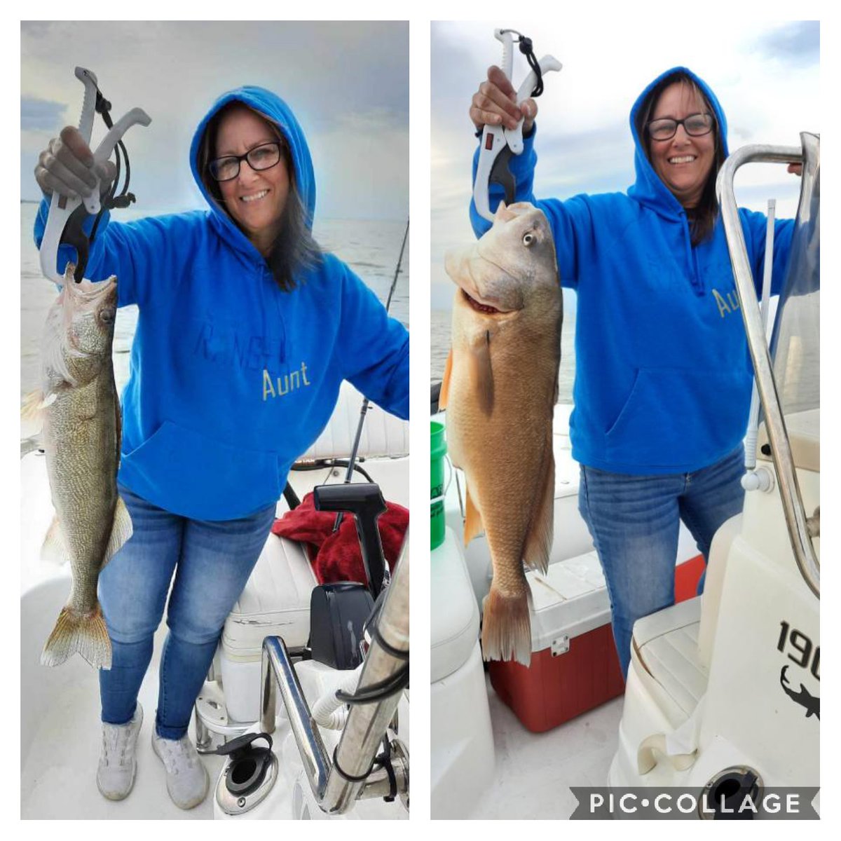 Her 1st night on the boat and my wife and new fishing partner had a blast. More adventures to come.