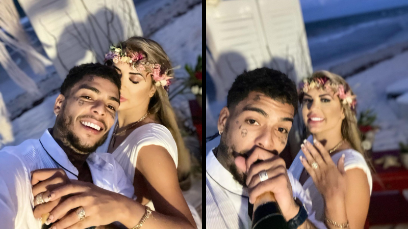 RapMais's tweet photo. Mc Kevin tinha se casado há duas semanas no México e vivia o melhor momento de sua vida - https://t.co/aGBMusLKEH https://t.co/OddHiBrdTc