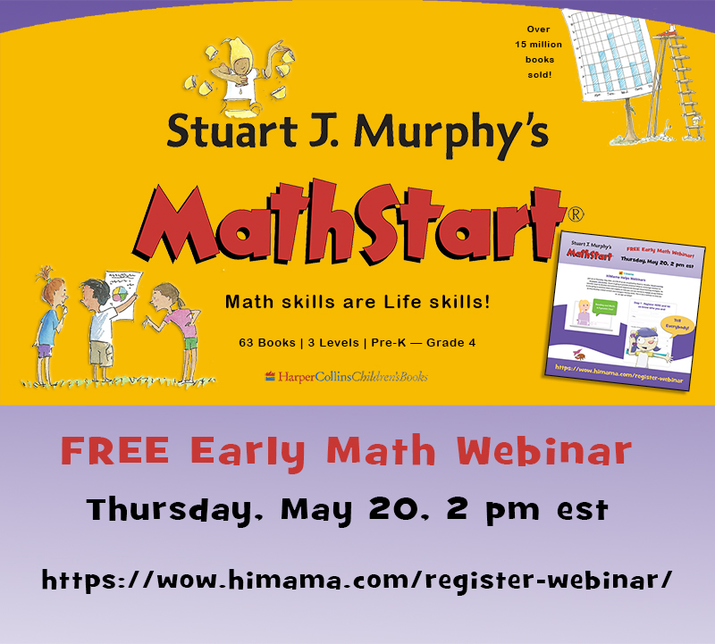 It's happening... The FREE Early Math Webinar from HIMama is THIS THURSDAY, May 20 at 2 pm est. Register today ... and tell everybody!wow.himama.com/register-webin… #mathchat #EarlyChildhood <a href="/himamaapp/">HiMama</a> <a href="/MathsStories/">MathsThroughStories.org</a> <a href="/MindShiftKQED/">MindShift</a> <a href="/NCTM/">NCTM</a> <a href="/TCM_at_NCTM/">TCM - NCTM</a> #ecewithMsMelody #earlymath