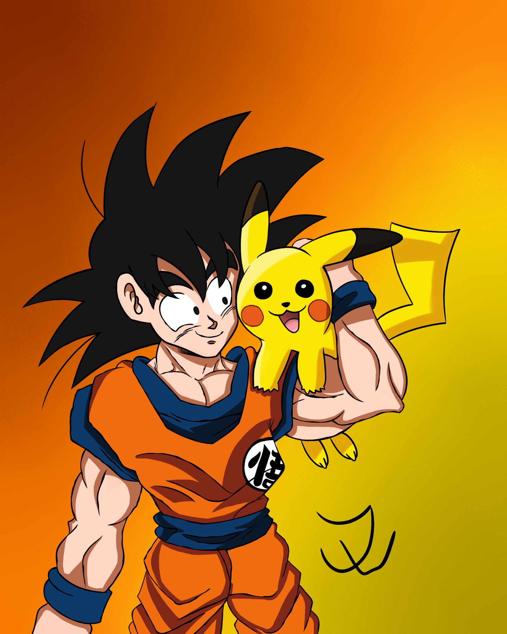 Solebinku on X Happy Goku Da . oh wait you know what let s put Pikachu here yeah totally different post. Enjoy DragonBallSuperbroly Pokemon Goku Pikachu https t qANSLO4wfG X