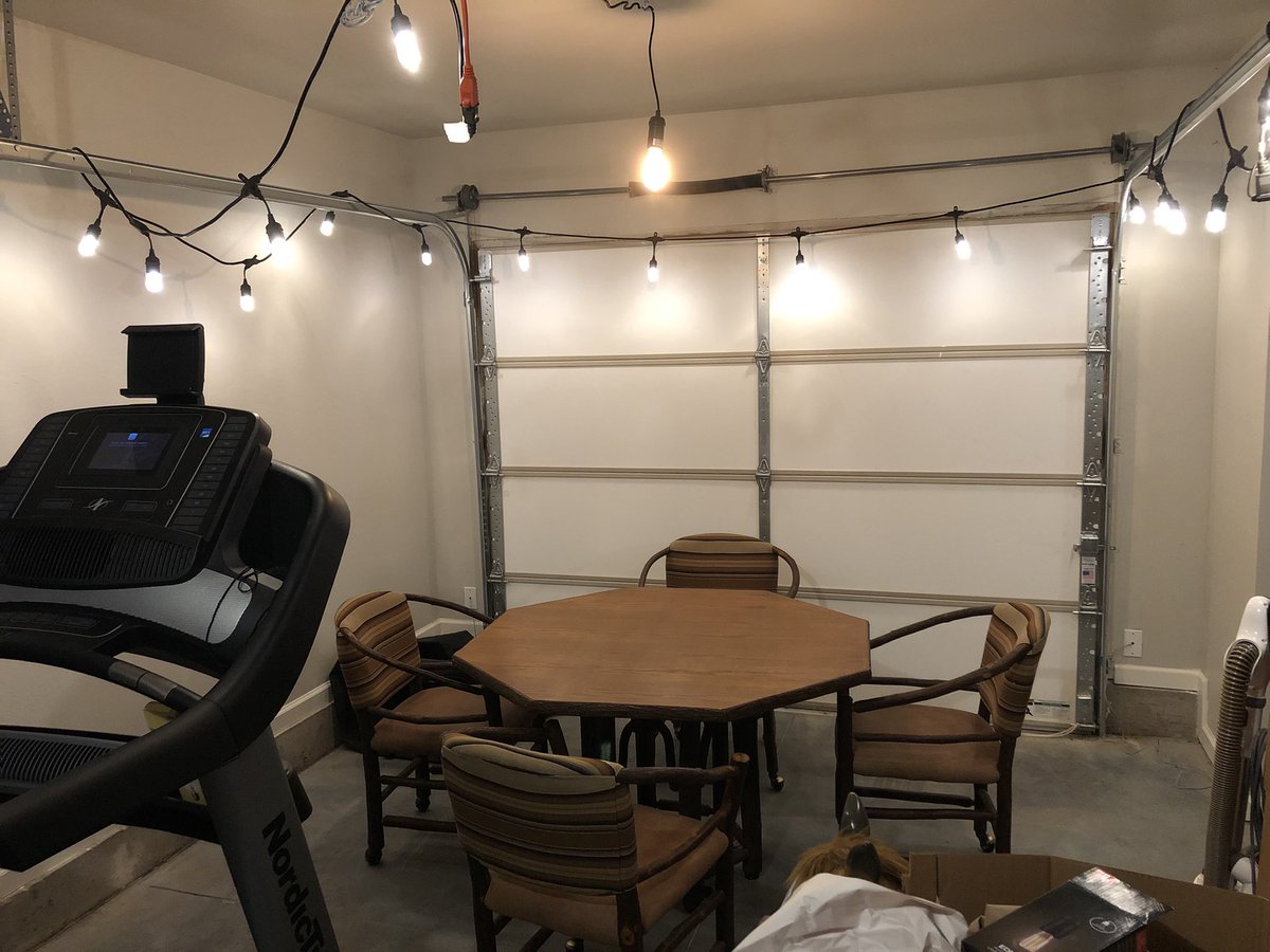 Been radio silent for a while as I went off to USAF OTS (where I discovered I was among many fellow table top/PC gaming nerds) but now I’m at my new house and finally finished with the new gaming setup. It’s a bit unorthodox perhaps, but I think it’ll work!