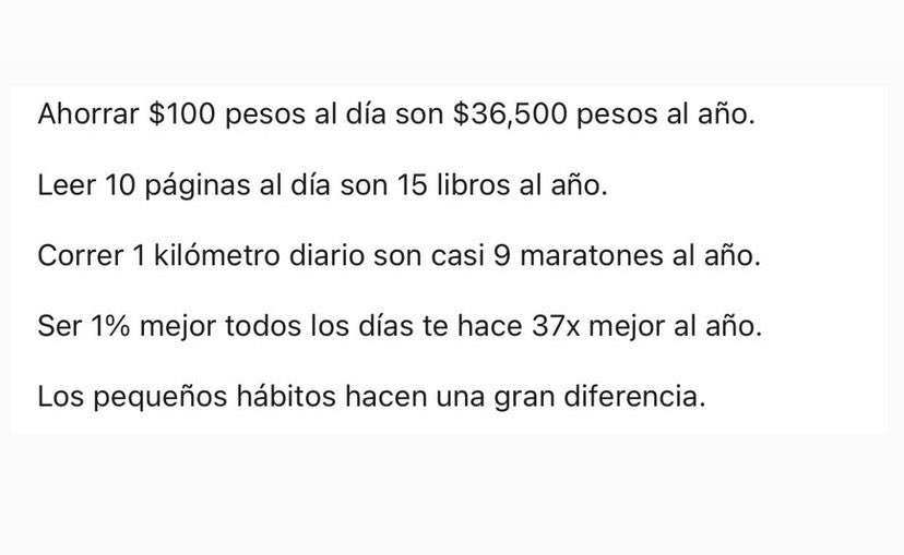 PJuanRuizJLC's tweet photo. Los pequeños hábitos... https://t.co/ZPc8zWvfkv