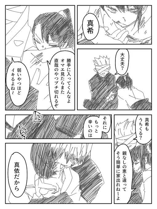 ボコられ真希ちゃんと直真依
#一日一禪院 