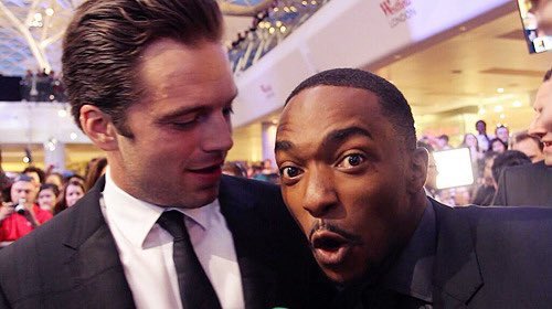 glossyseb's tweet photo. sebastian stan and anthony mackie best duo winners so true https://t.co/3XJOmo3etM