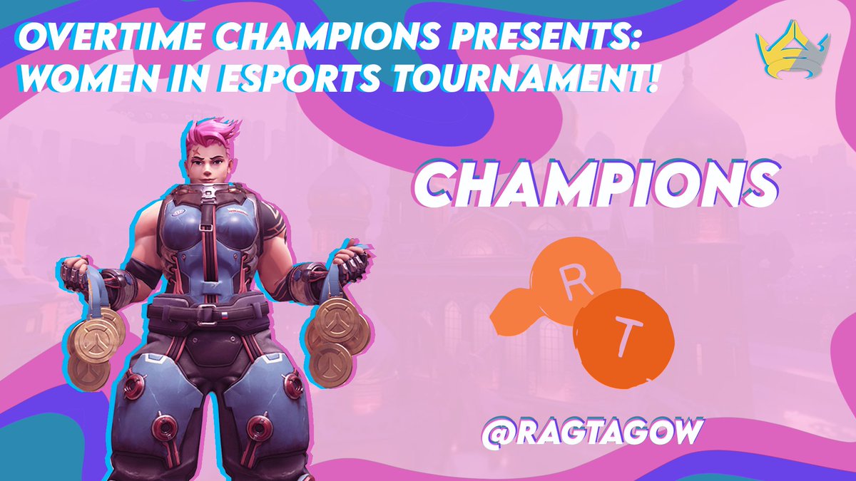 Congratulations to <a href="/RagTagOW/">Ragtag Overwatch</a> for winning our Women in Esports tournament! 

🎨 <a href="/kahlow_/">lynch 🤖</a>