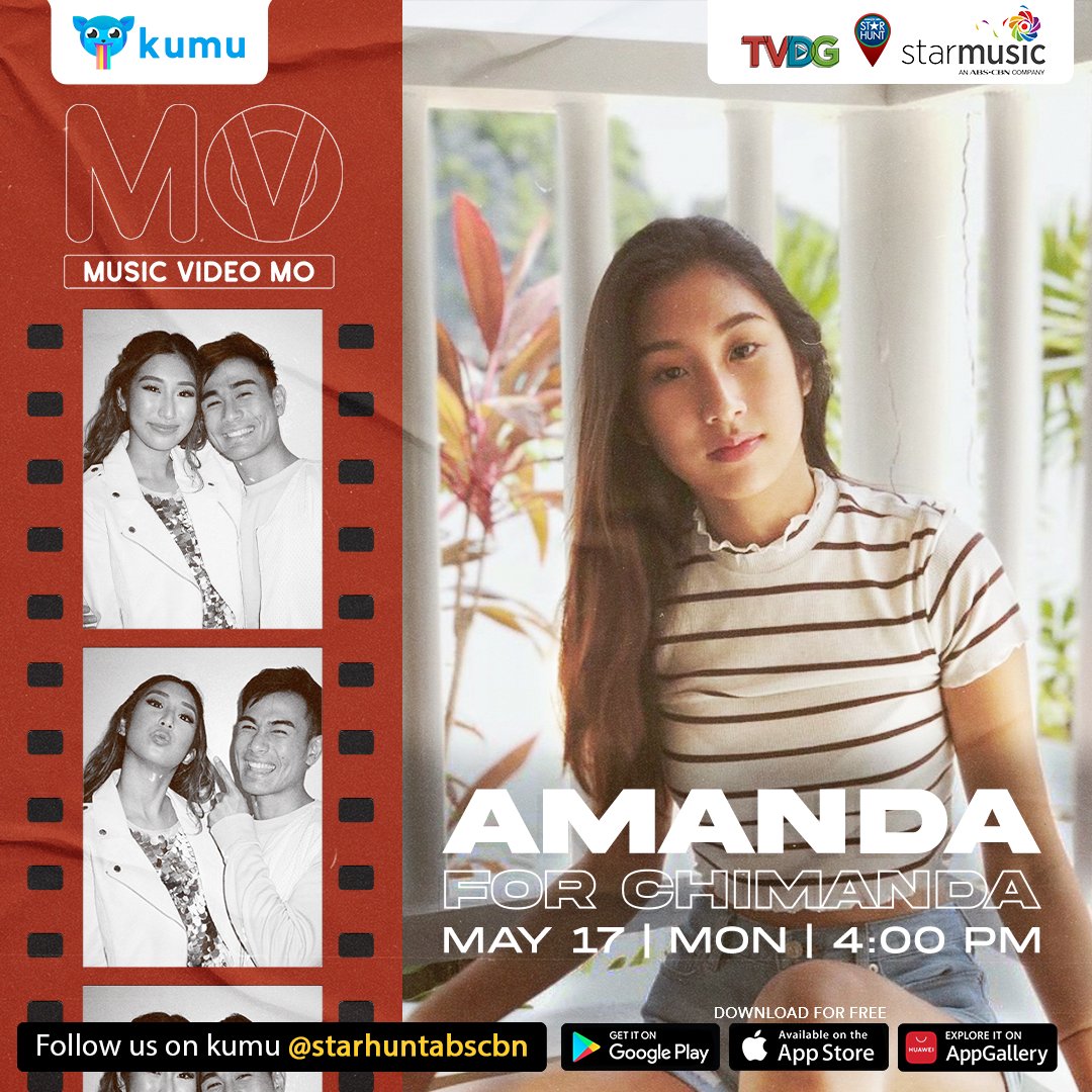 starhuntabscbn's tweet photo. Team ChiManda, mag-ingay! ❤️
Make sure to show support by watching Amanda’s live stream on https://t.co/3jPe8hX7LB mamayang 4PM and earn even more voting points by voting thru https://t.co/zN7IRzqini until June 5! #MusicVideoMo @amandaazamora https://t.co/FuPW4TStzu