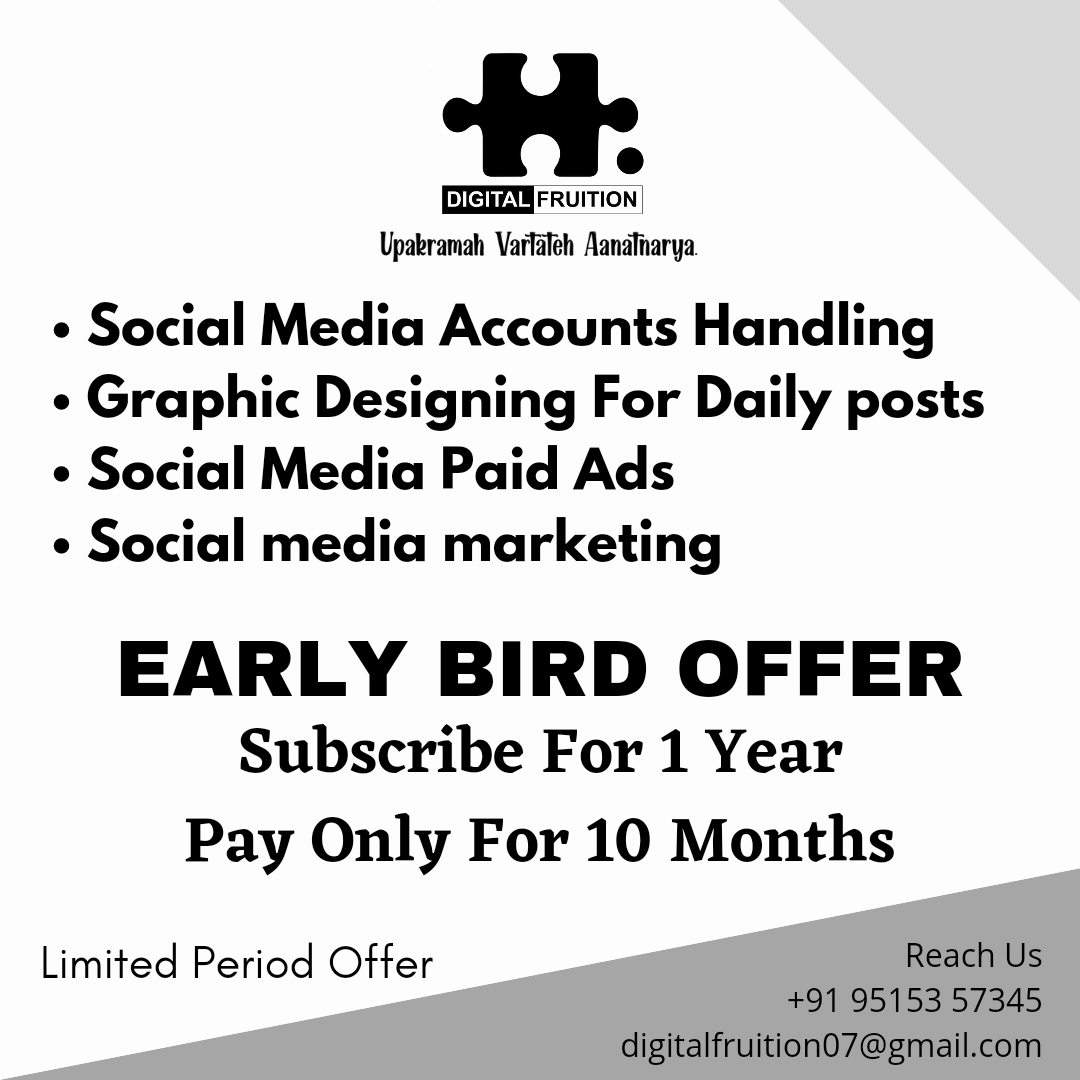 DigitalFruition's tweet photo. Digital Fruition Offer
#digitalfruitionindia #digital_fruition #digitalmarketing #digitalmarketingagency #digitalmarketing #socialmediamarketing #marketing #digitalmarketingtips #seo #socialmedia #onlinemarketing #branding #contentmarketing #marketingstrategy https://t.co/3ILp0kCe7q