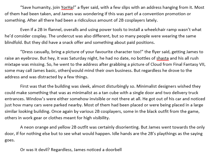 WritingLair's tweet photo. 2B tf story so far, trying to get things regular for writing, pushing for 250-500 words a day minimum.

If you wanna support this! 

https://t.co/knuVB2dgUM
https://t.co/0iQh7jIHB8

#transformation #2B #roboticization #tgtf https://t.co/1vrnq9yC0y