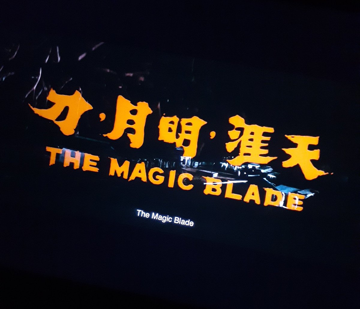 midnitekrawlr's tweet photo. Watching more Shaw Brothers tonight.
#TheMagicBlade #天涯明月刀
#AsianCinemaTakeout https://t.co/6hpPQBpFNs