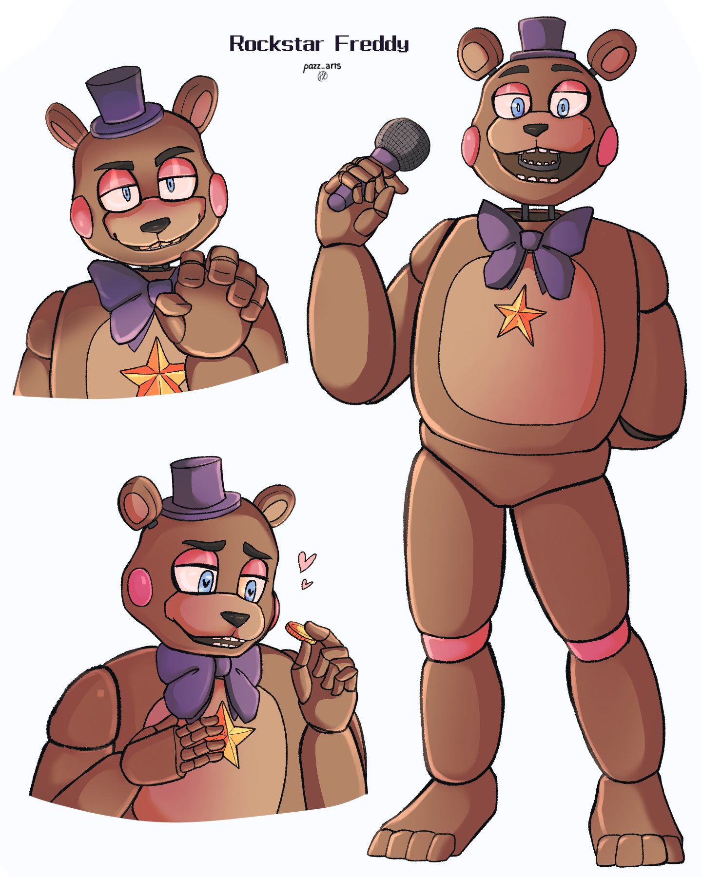 New FNAF 6 Animatronic!!!! Rockstar Freddy