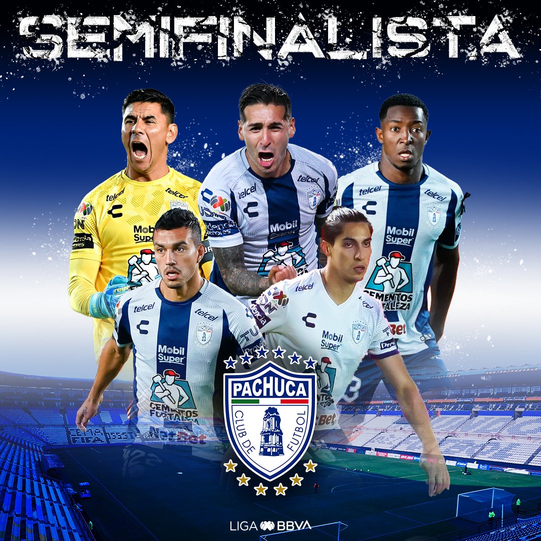 ¡¡¡El último invitado a las #Semifinales!!! Pachuca consiguió el boleto a la antesala de la #GranFinal 🎟️ ¡Felicidades, @Tuzos! 👏👏