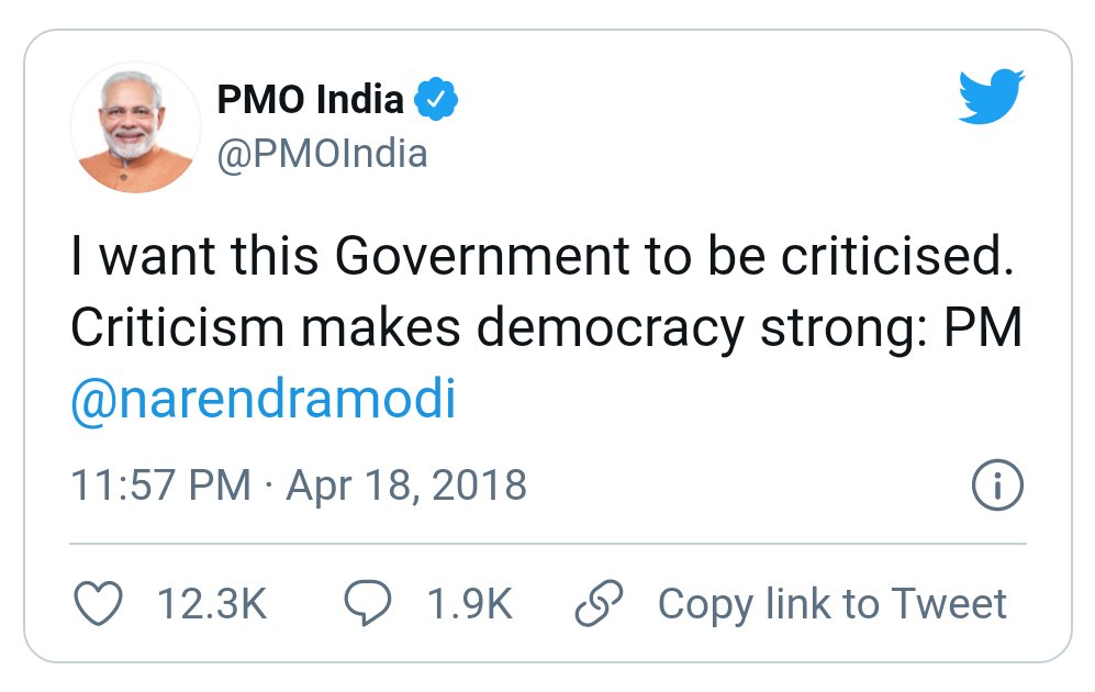Sonalrathore3's tweet photo. "There is freedom of speech, but I cannot guarantee freedom after speech". ~ Idi Amin
#freedomofspeechinindia https://t.co/7xXQZJzCV3