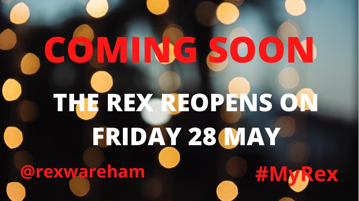 REXWAREHAM's tweet photo. We know we've been a little quiet of late, but our countdown to reopening has begun!
We're very pleased to share that we'll be reopening next Friday with the award winning #Nomadland and family favourite #PeterRabbit2 - book your 🎟️ https://t.co/1EaG7mk8Hu 

#MyRex #lovecinema https://t.co/kykcvNiEzK