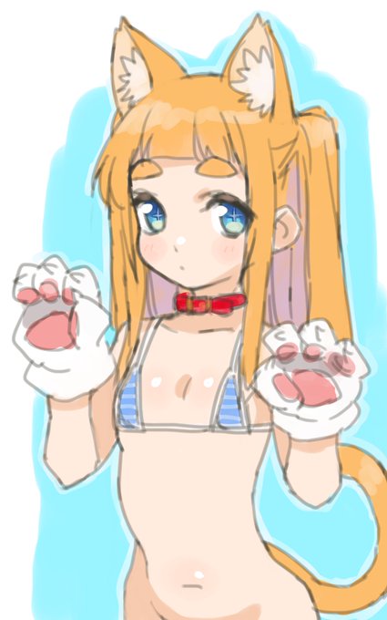 ナナメちゃんが猫になりたいらしい
#まうあーと 