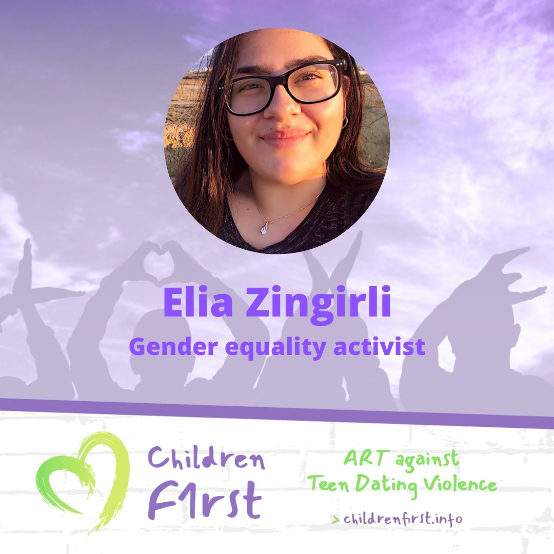 ChildrenFirst16's tweet photo. #ArtAgainstTeenDatingViolence
We are proud to have #EliaZingirli
from #Cyprus in our #InternationalJury! 
She is a #student, an amateur #photographer and a #genderequality activist. Thank you Elia for being part of the team! 👏
Submit your artwork by May 31 ! https://t.co/VTGo2J0s3Z