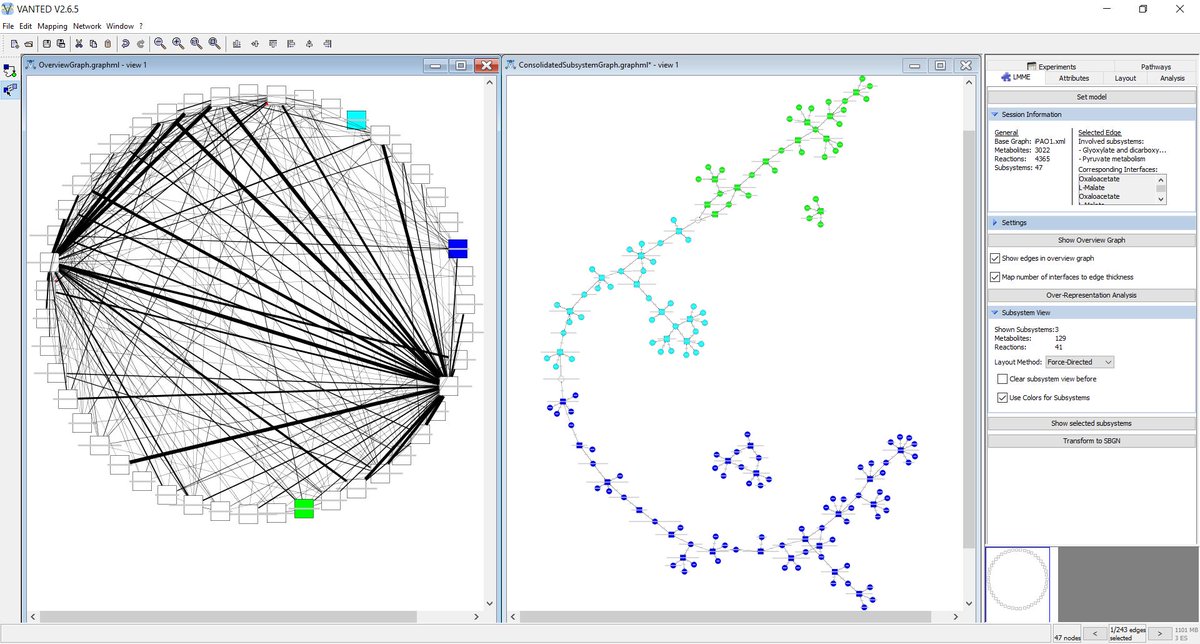 LMME (Large Metabolic Model Explorer) is an add-on to the open-source software VANTED to explore extensive metabolic models by decomposing the large network into meaningful subsystems and providing analytic techniques that may be applied successively.
☞ cls.uni-konstanz.de/software/lmme