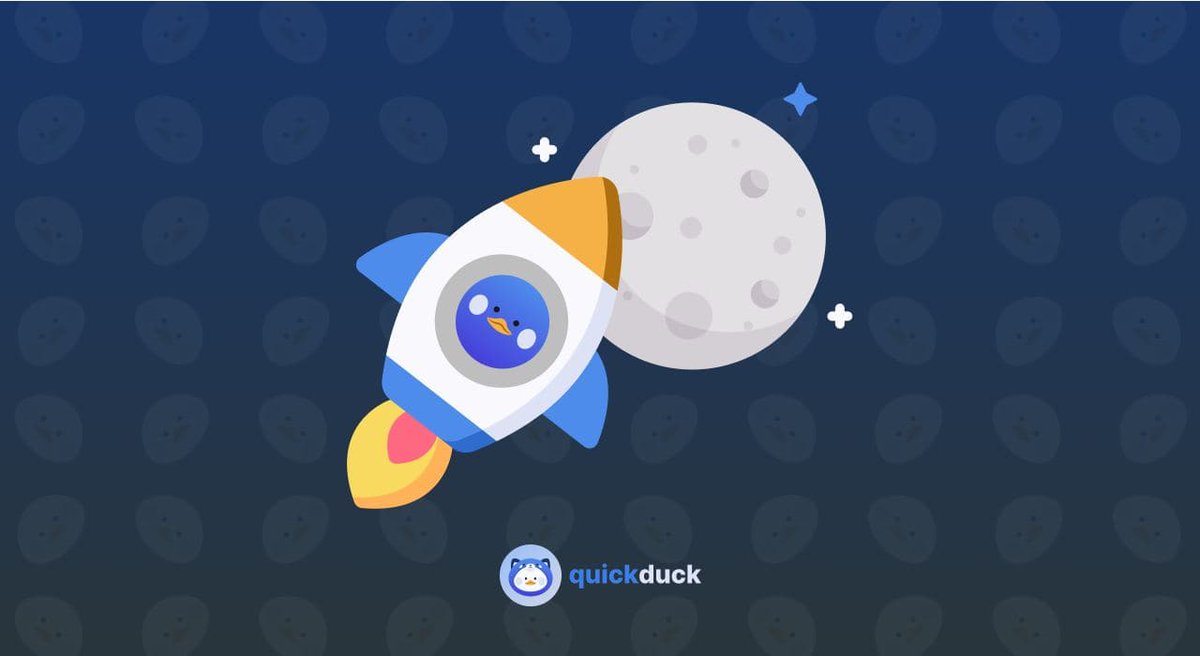 Hi, farmers!
#QuickDuck is in touch!
🚀QUACK price $3 👉🏻 $11
TVL👉🏻 $1,8M
Today we will improve platform to the MAX efficiency and usability
🔥Add new vaults
🔥Modify the interface 
🔥And promote the project!

#defi #POLYGONNetwork #MaticNetwork #YieldFarming