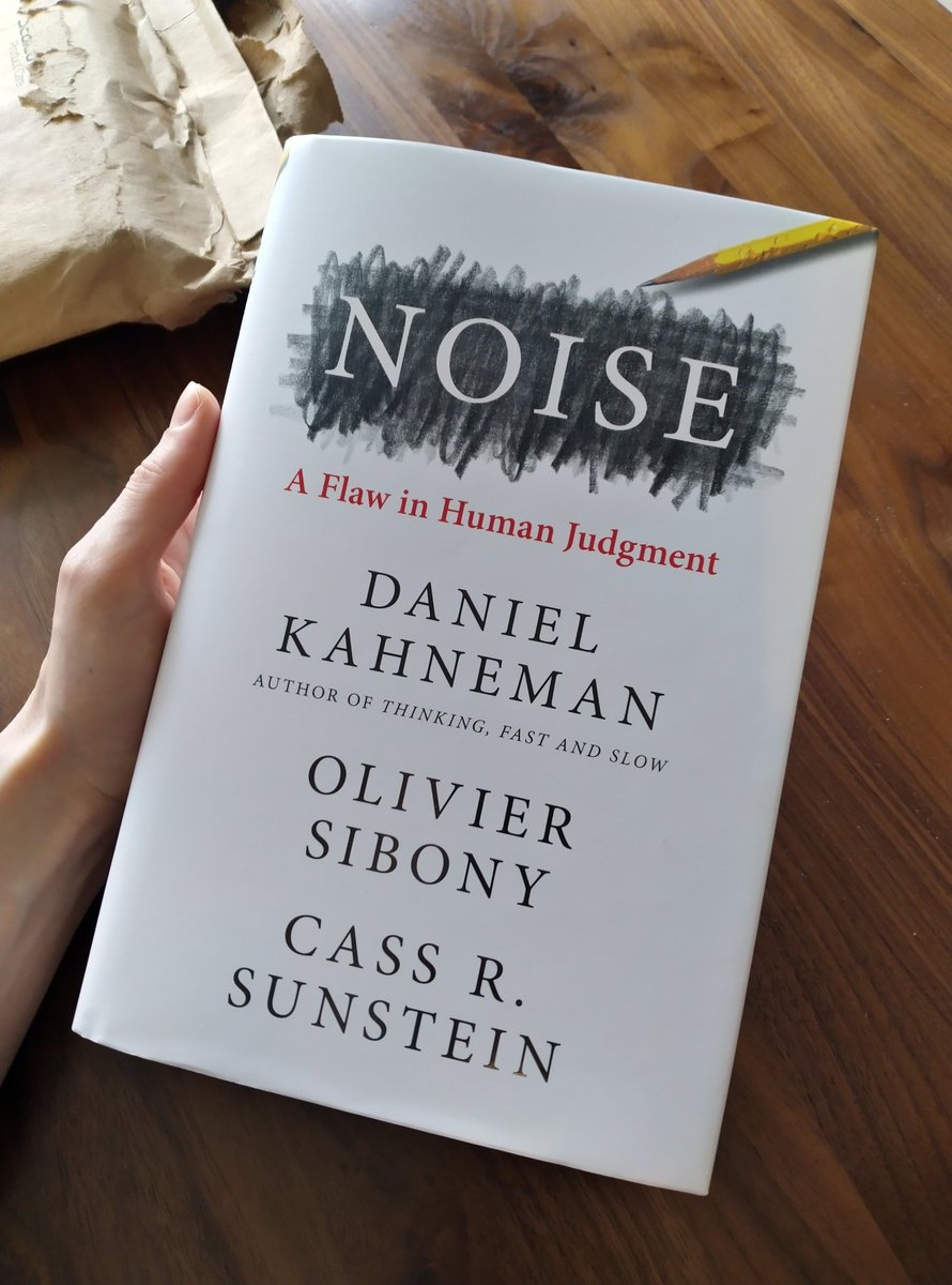 Maura Feddersen (@maurafeddersen) on Twitter photo At my doorstep this morning my most anticipated #behaviouraleconomics book in months! It's not just #bias, but also #noise (unwanted fluctuations in human judgement) that cause problems! Keen to get all the details from Daniel Kahneman, <a href="/SibOliv/">Olivier Sibony</a> and <a href="/CassSunstein/">Cass Sunstein</a> ๐ค๐ At my doorstep this morning my most anticipated #behaviouraleconomics book in months! It's not just #bias, but also #noise (unwanted fluctuations in human judgement) that cause problems! Keen to get all the details from Daniel Kahneman, <a href="/SibOliv/">Olivier Sibony</a> and <a href="/CassSunstein/">Cass Sunstein</a> ๐ค๐