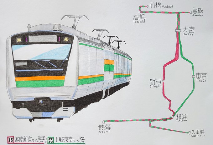 Jr東日本のtwitterイラスト作品 Jr東日本のtwitterイラスト作品