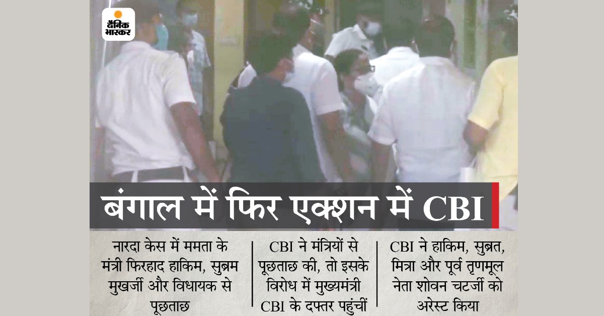 बंगाल में फिर #CBI vs दीदी: मंत्रियों की गिरफ्तारी के बाद CBI दफ्तर पहुंचीं ममता; तृणमूल कार्यकर्ताओं ने भी हंगामा किया, लाठीचार्ज
bhaskar.com/national/news/… #WestBengal #MamataBanerjee <a href="/MamataOfficial/">Mamata Banerjee</a> <a href="/AITCofficial/">All India Trinamool Congress</a>