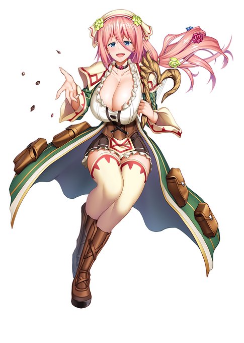 対魔忍RPGにて本日より開催されるガチャに原画を担当させていただきました新キャラ(自然HR)メルメ・エルヒェムが登場します。よろしくお願いします!
https://t.co/3kwQSsUyXs 