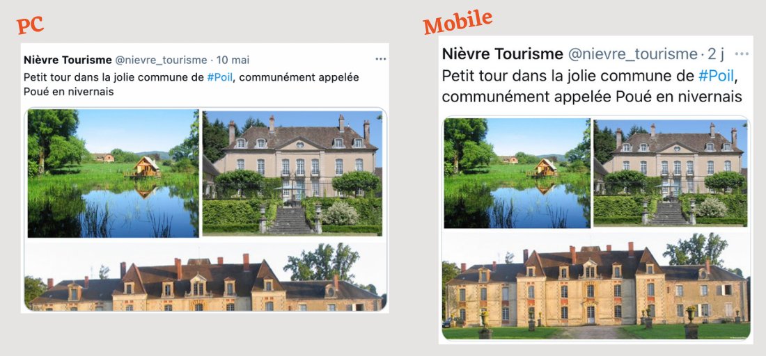 Vous l'aviez remarqué ? Les photos sont désormais publiées en format 16:9 pour une expérience utilisateur plus visuelle ! Fonctionnalité uniquement disponible sur mobile 📲