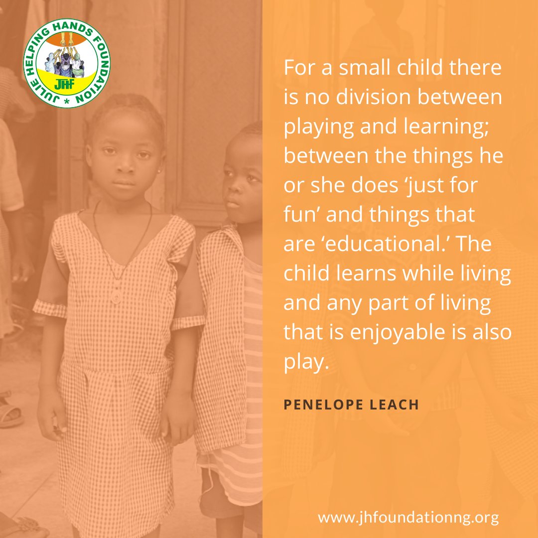 We are all a product of influence, let's be intentional in our approach around children.

jhfoundationng.org

#mondayvibe #mondaymotivation #activecitizenship #betterparenting #communityengagement #childeducation #citizenship #worldchanger #womenforwomen