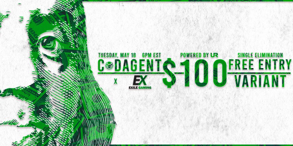 CallofDutyAgent's tweet image. ⚔️CODAgent x @ExiLe_eSportsG $100 FE Variant⚔️

📅Tues May 18, 6PM EST

🏆$100 PRIZE FREE ENTRY

🕹️Bo3 Single Elimination

📒CDL + GAs

🔥Powered by @Under_Rated_gg