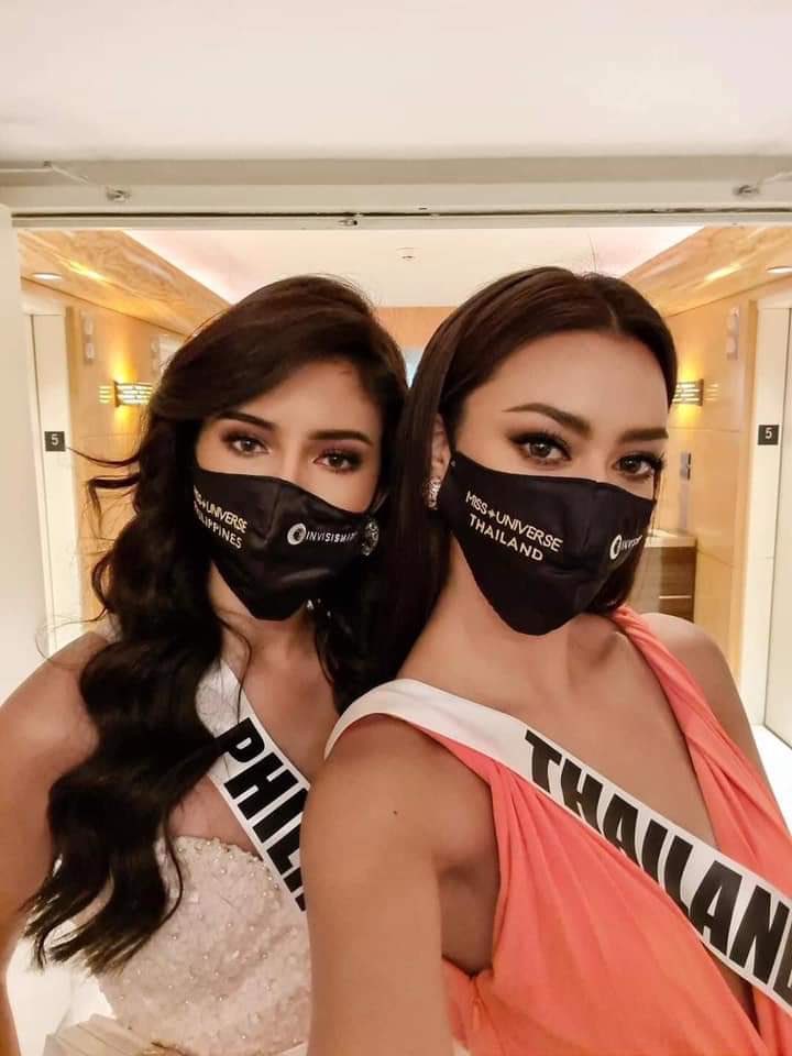 vmnlux's tweet photo. TWO POWERFUL BESTIES ✨ AMANDA AND RABIYA TOGETHER IS GIVING ME LIFE! 😭❤️

#MissUniverse #THAILAND #PHILIPPINES https://t.co/V5PaFbW5Aw