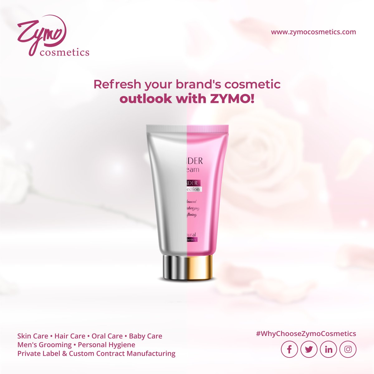 zymocosmetics's tweet photo. From formulation to packaging, Zymo can do an excellent job in making your cosmetics products popular.

https://t.co/nOuMkEN8K5

#zymocosmetics #cosmetics #cosmeticproducts #thirdpartycosmeticmanufacturer #thirdpartycosmetic #privatelabelcosmetics #privatelabel #cosmeticsexport https://t.co/pUpC1cV0VN