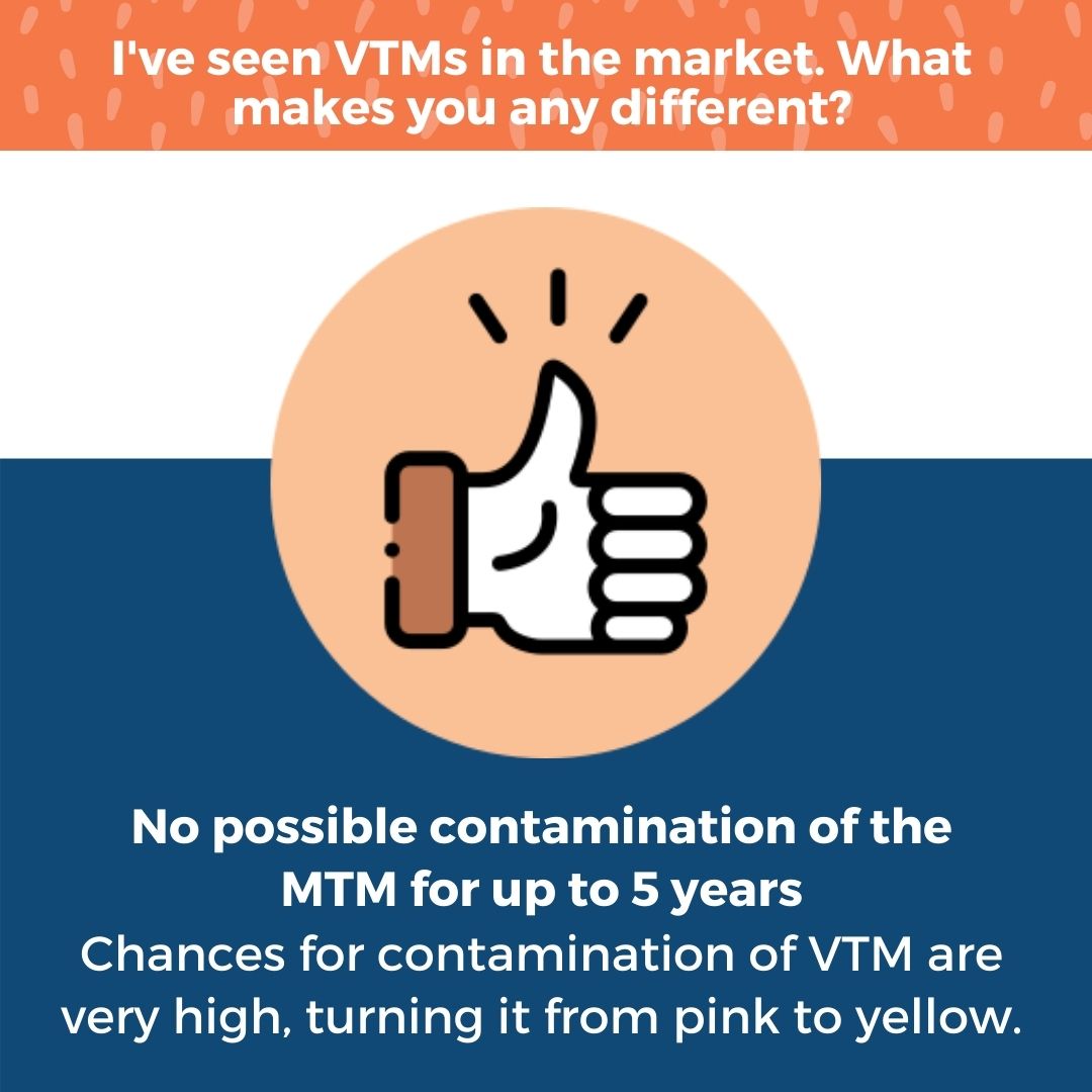 We often get told, Hey, I've seen VTMs, what is an MTM and what makes you any different? 3 key factors that make us stand out in the market:
1. No contamination for 5yrs
2. Inactivation of the virus
3. Stable at room temp

#COVIDSecondWaveInIndia #CovidIndiaInfo