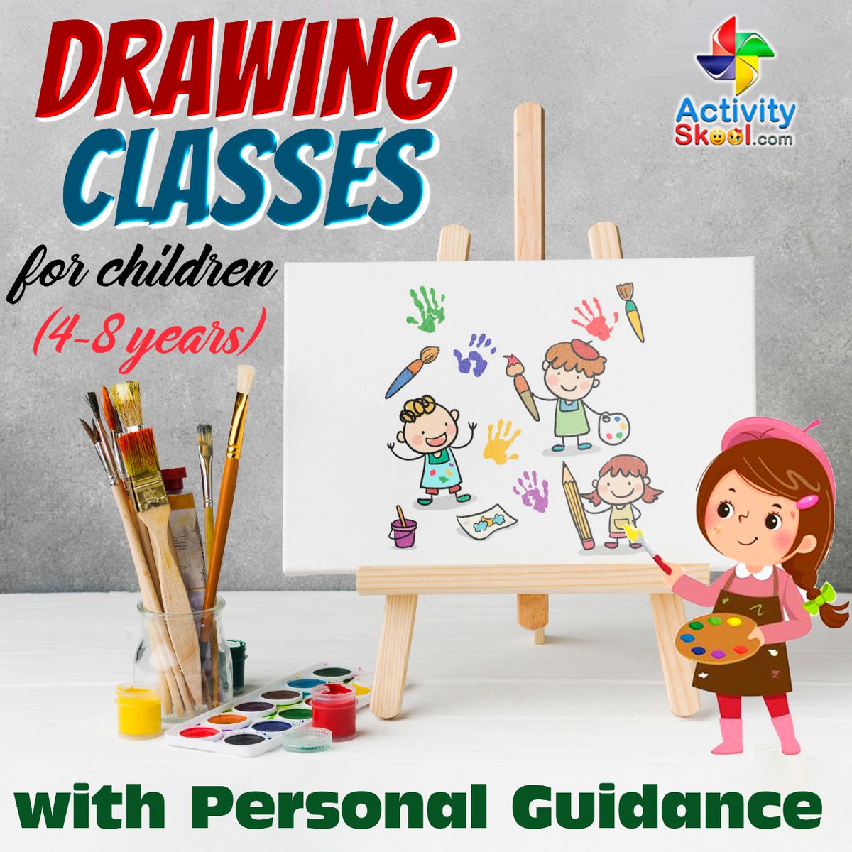 #Drawing classes for #kids with personal guidance from expert #artists conducting #artclassesforkids on #ActivitySkool .
.
#onlineartclass #onlineartclassforkids #kidsartclass #artclassonline