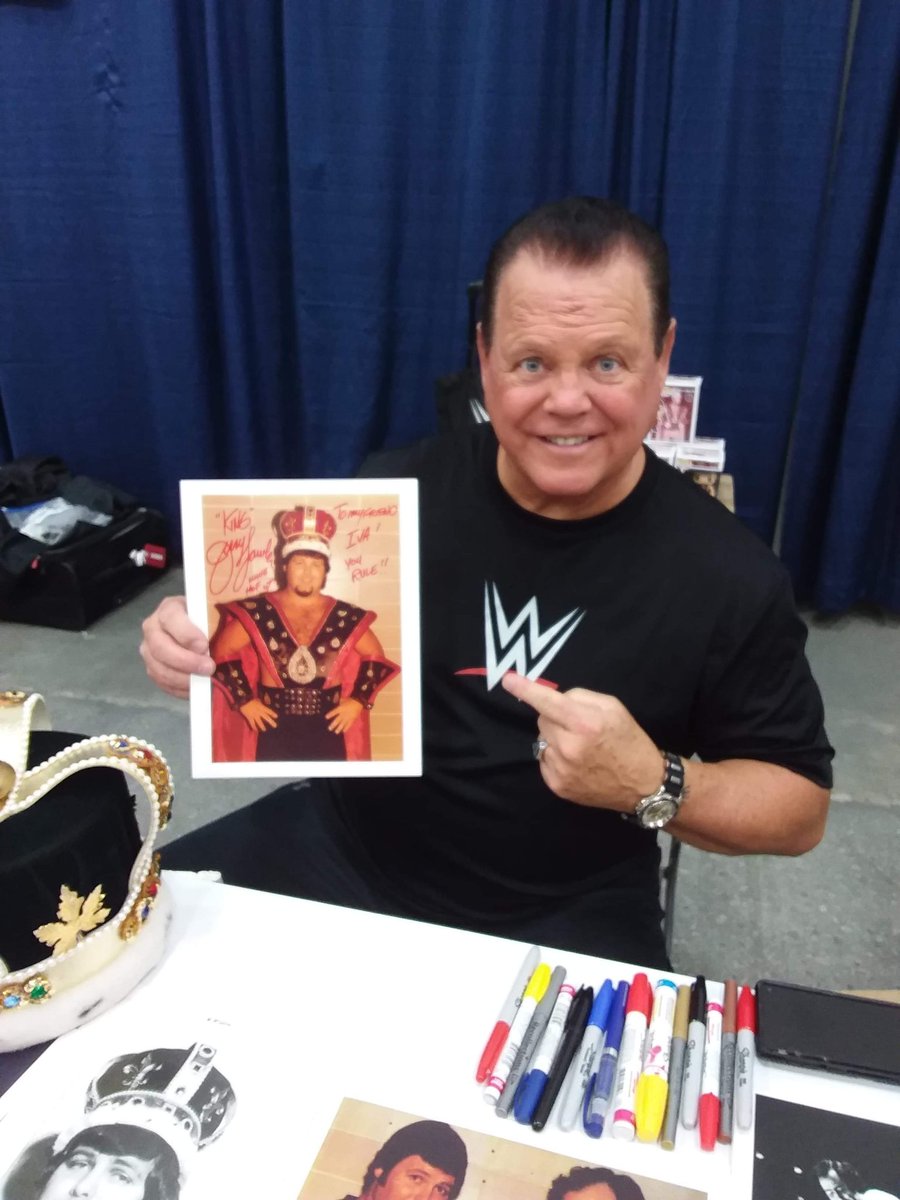 The autograph with my name on it on November 24th 2019 from <a href="/JerryLawler/">Jerry Lawler</a> thank you King my friend got me this at Louisville Galaxycon and she took your picture for me holding the autograph.